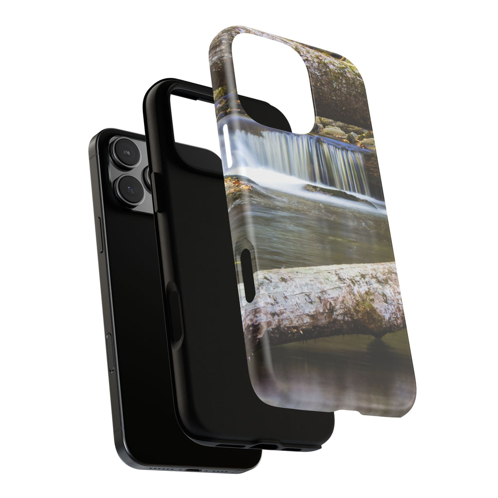 Nature-Inspired Phone Case, Tough Cases with Waterfall Design, Durable Phone Accessory, Outdoor Lover Gift, Nature Photography Case