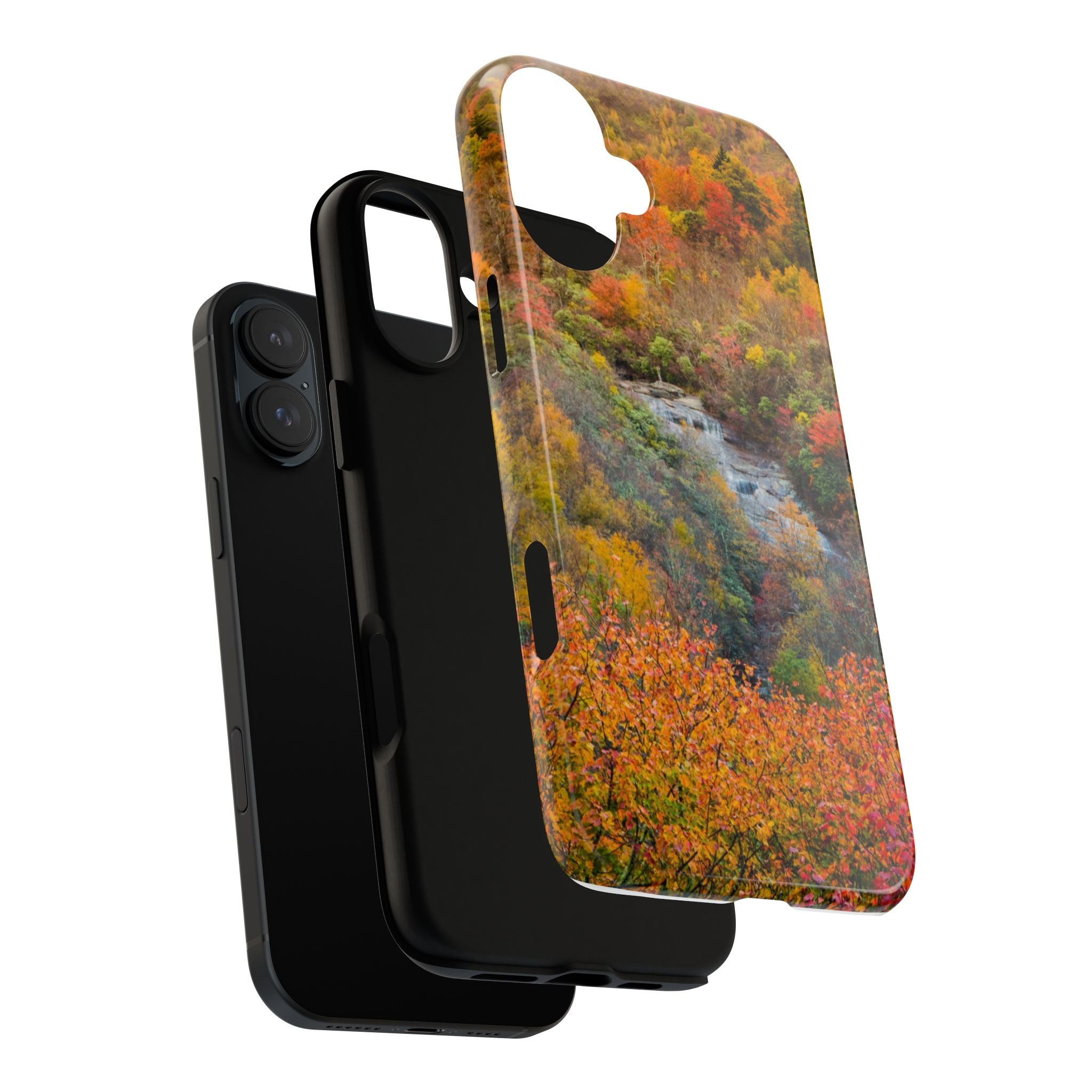 Nature-Inspired Phone Case, Tough Cases, Fall Landscape Design, Eco-Friendly, Protective Cover, Gifts for Nature Lovers