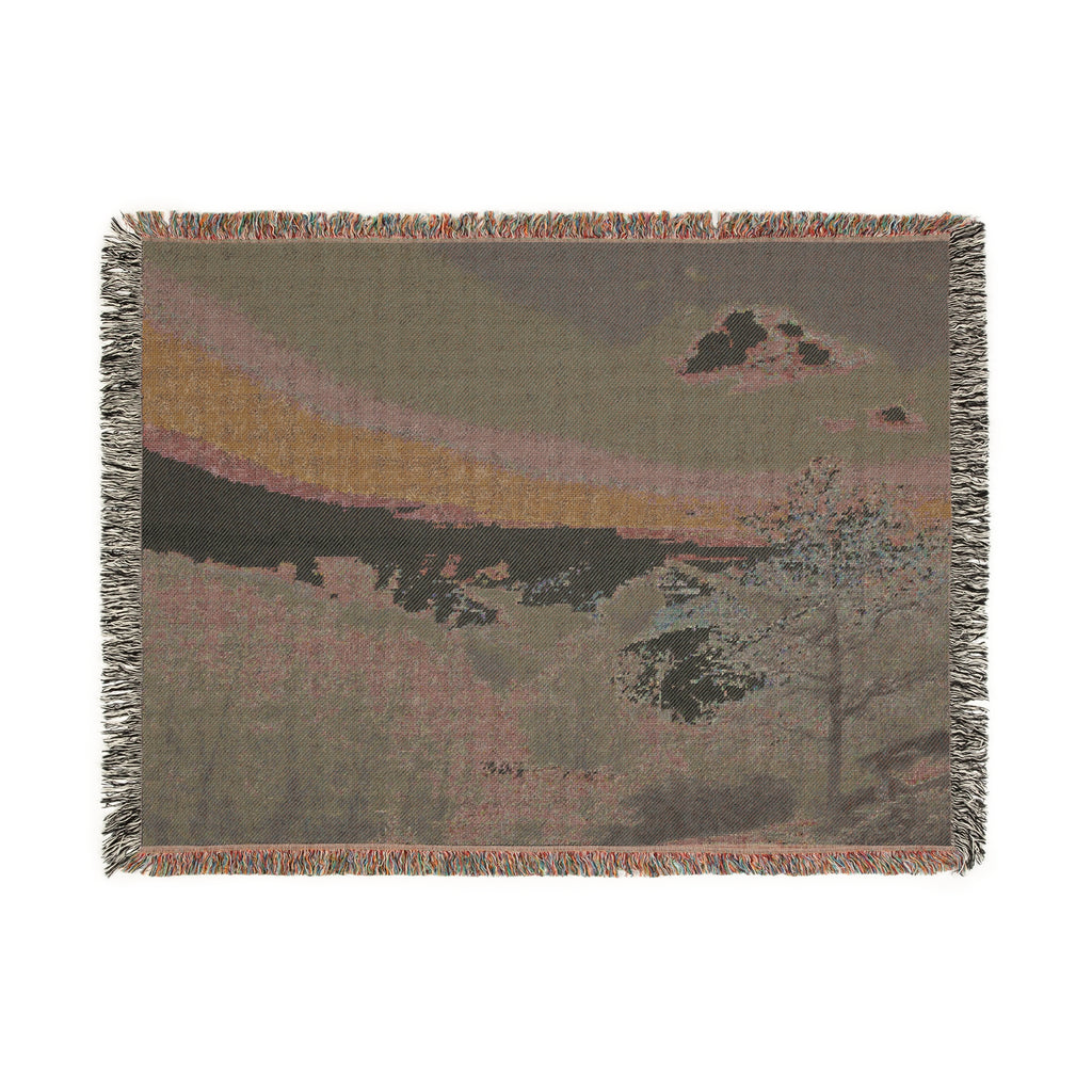 Cozy Scenic Woven Blanket - Perfect for Home Decor, Gifting, Warmth, Relaxation, Nature Lovers