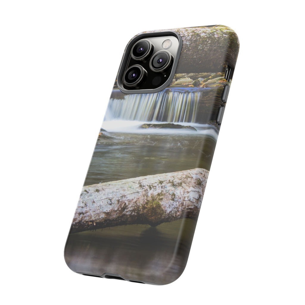 Nature-Inspired Phone Case, Tough Cases with Waterfall Design, Durable Phone Accessory, Outdoor Lover Gift, Nature Photography Case