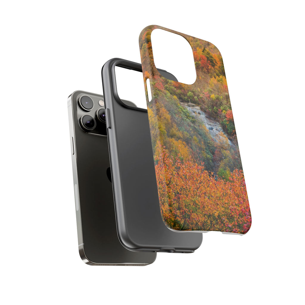 Nature-Inspired Phone Case, Tough Cases, Fall Landscape Design, Eco-Friendly, Protective Cover, Gifts for Nature Lovers