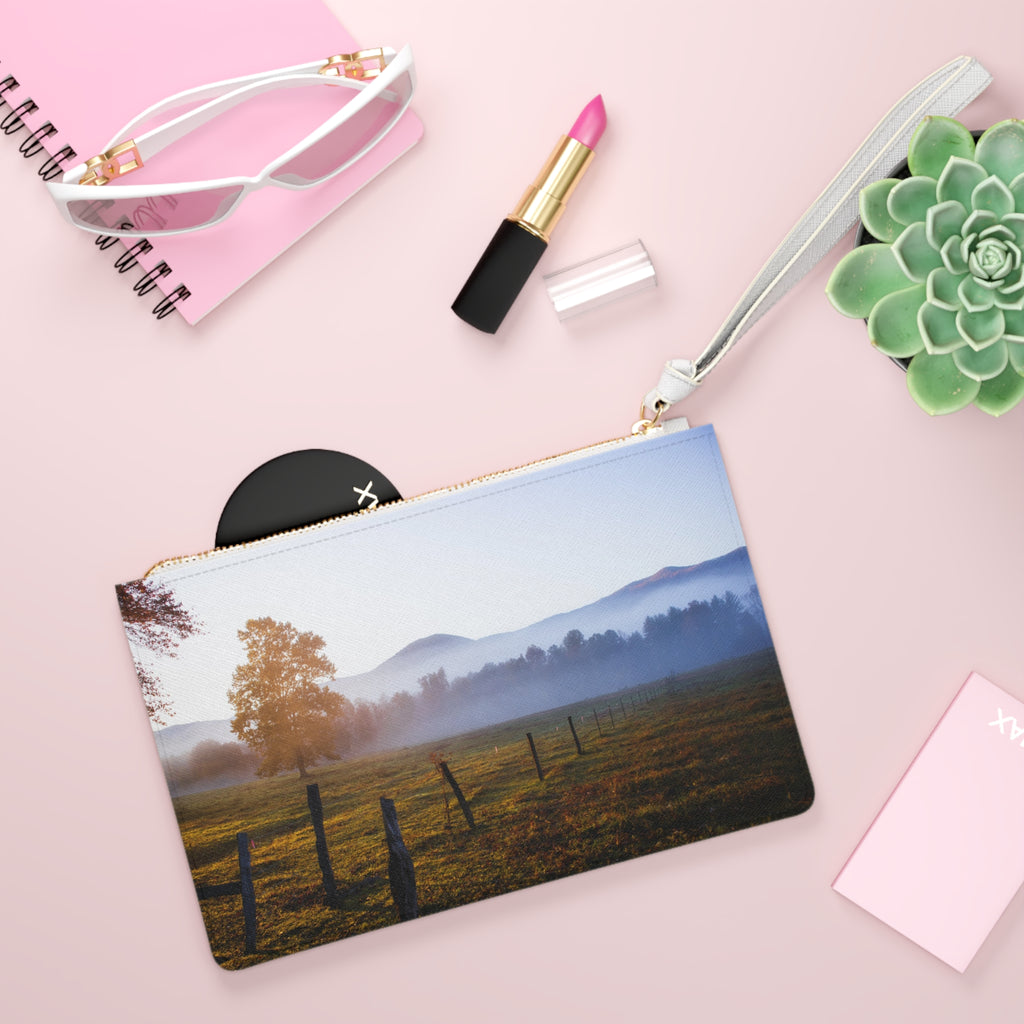 Tranquil Landscape Clutch Bag - Perfect for Travel, Everyday Use, Gifts, Festivals, Casual Outings