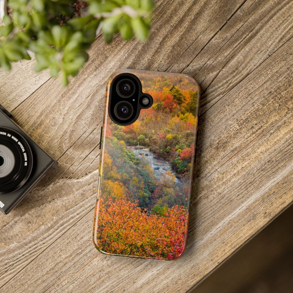 Nature-Inspired Phone Case, Tough Cases, Fall Landscape Design, Eco-Friendly, Protective Cover, Gifts for Nature Lovers